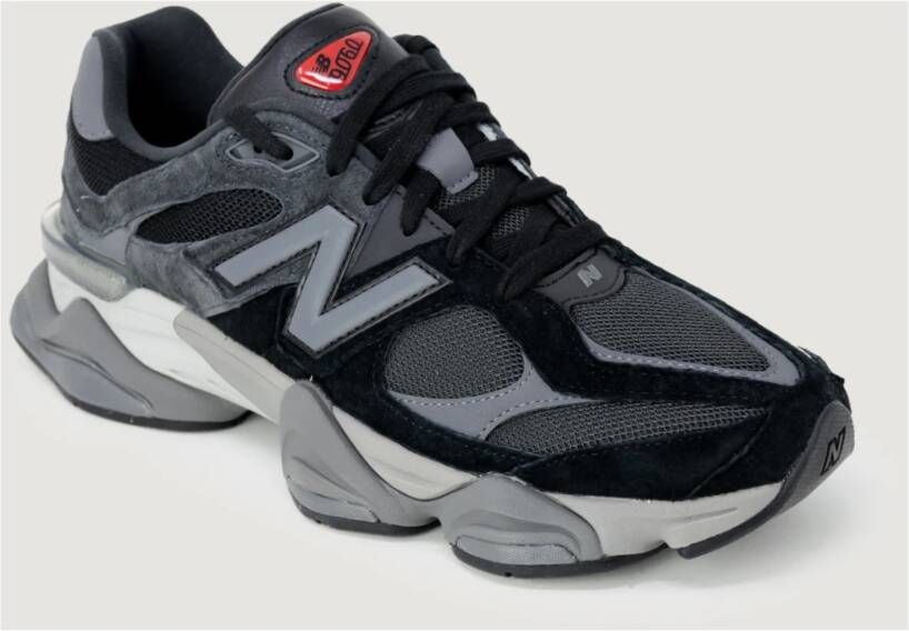 New Balance Grijze Rubberen Sneakers met Veters Gray Heren