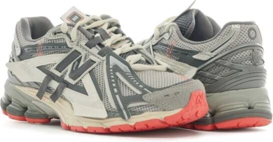 New Balance Grijze Sneakers met Dikke Zool Gray Heren