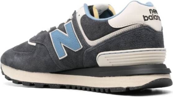 New Balance Grijze Sneakers met Kleurblok Ontwerp Gray Heren