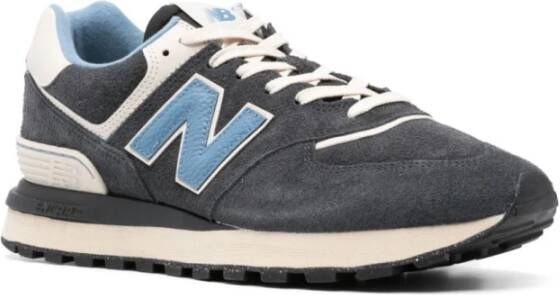 New Balance Grijze Sneakers met Kleurblok Ontwerp Gray Heren