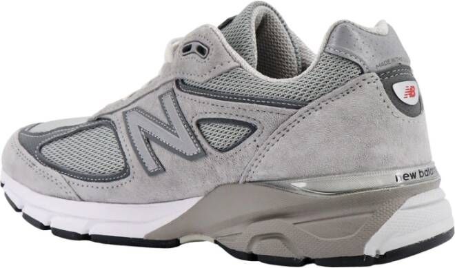 New Balance Grijze Sneakers met Monogram en Gestikte Profielen Multicolor Heren