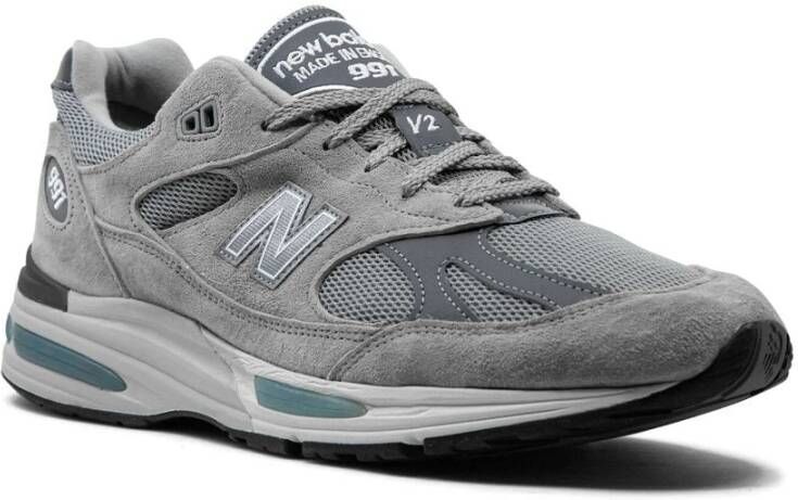 New Balance Grijze Sneakers met Reflecterende Details Gray Heren