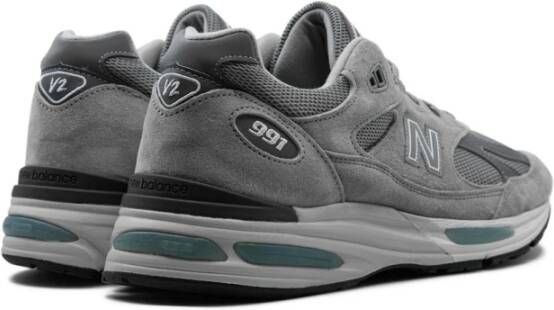 New Balance Grijze Sneakers met Reflecterende Details Gray Heren