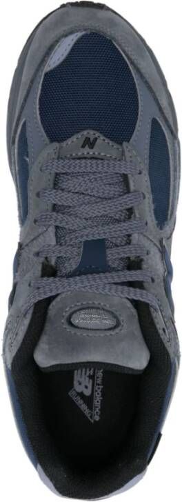 New Balance Grijze Sneakers met Suède Afwerking Gray Heren