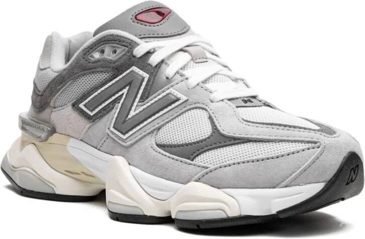 New Balance Grijze Sneakers met Suède Mesh Gray Heren