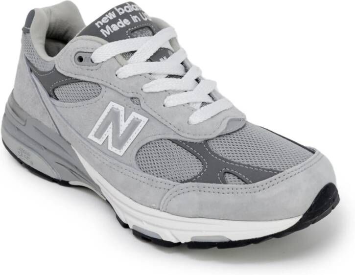 New Balance Grijze Sportieve Rubberen Zool Heren Sneakers Gray Heren