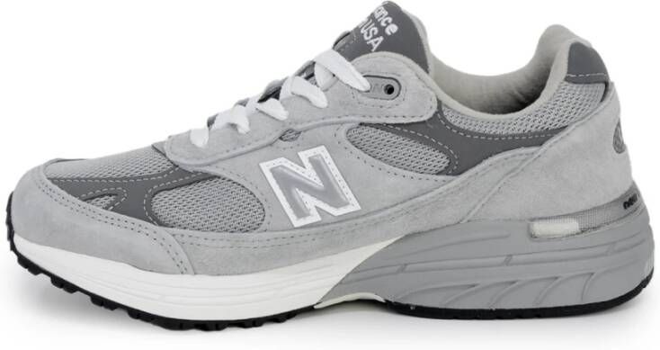 New Balance Grijze Sportieve Rubberen Zool Heren Sneakers Gray Heren