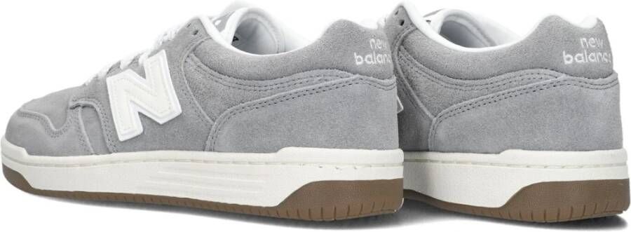 New Balance Grijze Suède Lage Sneakers Gray Dames