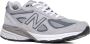 New Balance Grijze Suède Mesh Leren Sneakers Gray Heren - Thumbnail 2