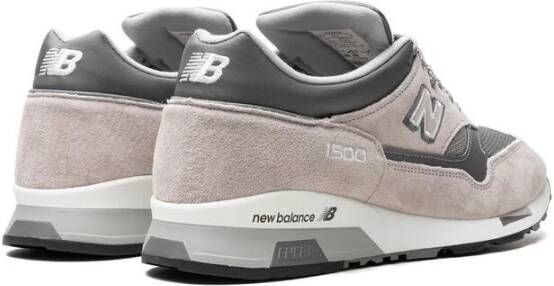 New Balance Grijze Suède Mesh Sneakers Gray Heren