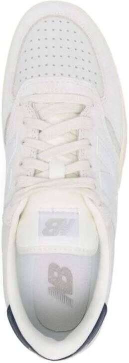 New Balance Grijze Suède Veterschoenen White Heren