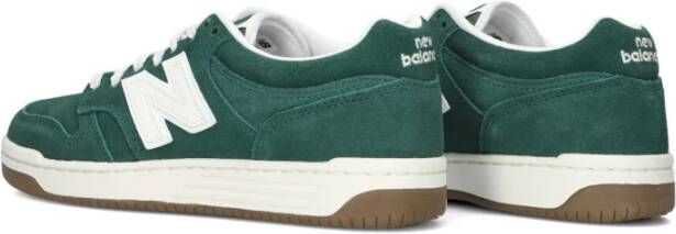 New Balance Groene Suède Lage Sneakers Bb480 Green Dames