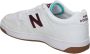 New Balance Klassiek 480 Laag Wit & Bourgondië Multicolor - Thumbnail 12