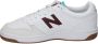 New Balance Klassiek 480 Laag Wit & Bourgondië Multicolor - Thumbnail 13