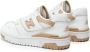 New Balance Beige Sneakers van Kalfsleer voor Vrouwen White Dames - Thumbnail 9