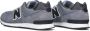 New Balance 574 V1 sneakers grijsblauw zwart wit Suede 37 - Thumbnail 14