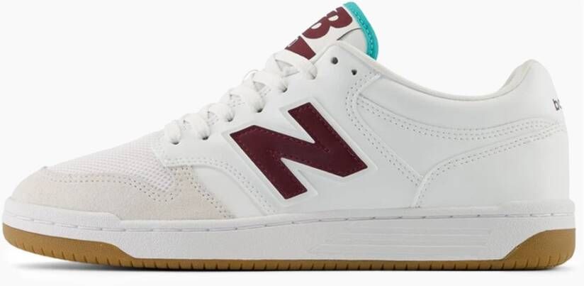 New Balance Klassieke Leren Basketbalsneakers Wit White Heren