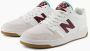 New Balance Klassieke Leren Basketbalsneakers Wit White Heren - Thumbnail 4