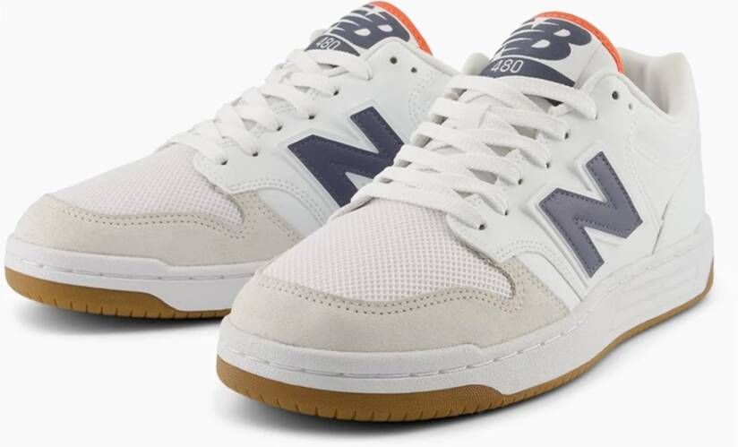 New Balance Klassieke 480 Wit & Blauw Sneakers Multicolor Heren