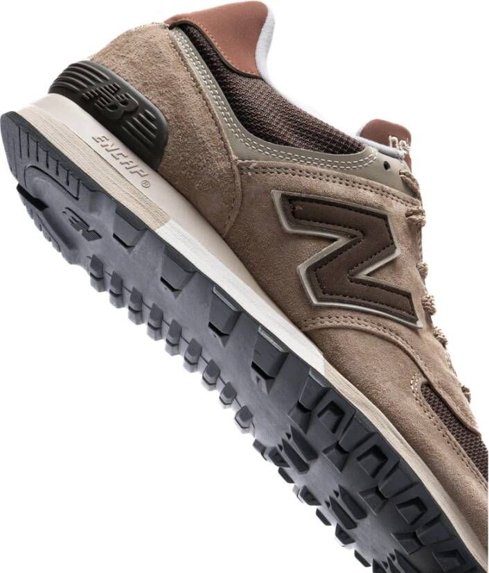 New Balance Klassieke Bruine Sneakers met Encap Demping Brown Heren