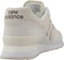 New Balance Klassieke Sneakers Wl574 HJ2 Stijl Beige Dames - Thumbnail 4