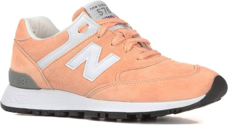 New Balance Klei Sneakers Gemaakt in VK Orange Dames