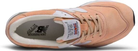 New Balance Klei Sneakers Gemaakt in VK Orange Dames