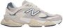 New Balance Lage Mesh en Suède Sneakers Gray Heren - Thumbnail 2