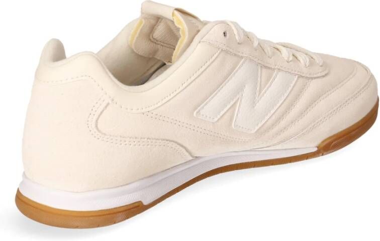 New Balance Lage Profiel Suède Mesh Sneaker Beige Heren