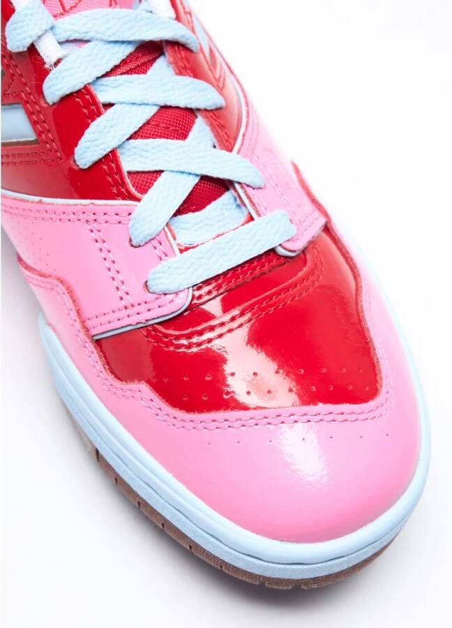 New Balance Lakleren Sneakers Pink Dames