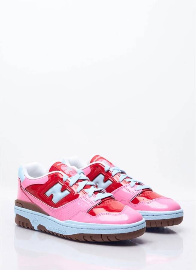 New Balance Lakleren Sneakers Pink Dames