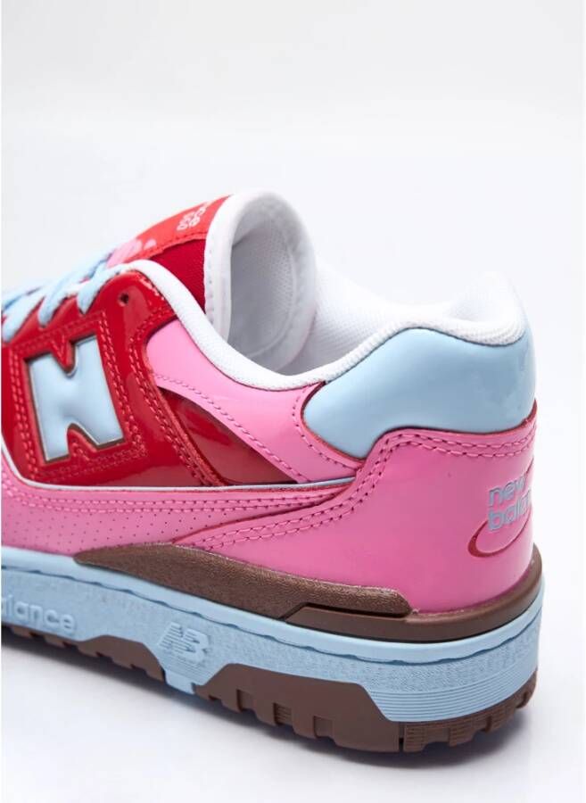 New Balance Lakleren Sneakers Pink Dames