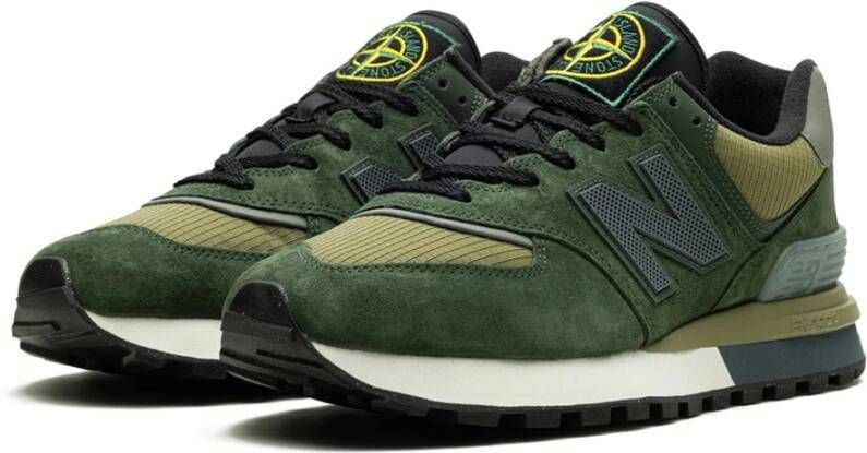 New Balance Legacy x Stone Island Donkergroene Sneakers Green Heren