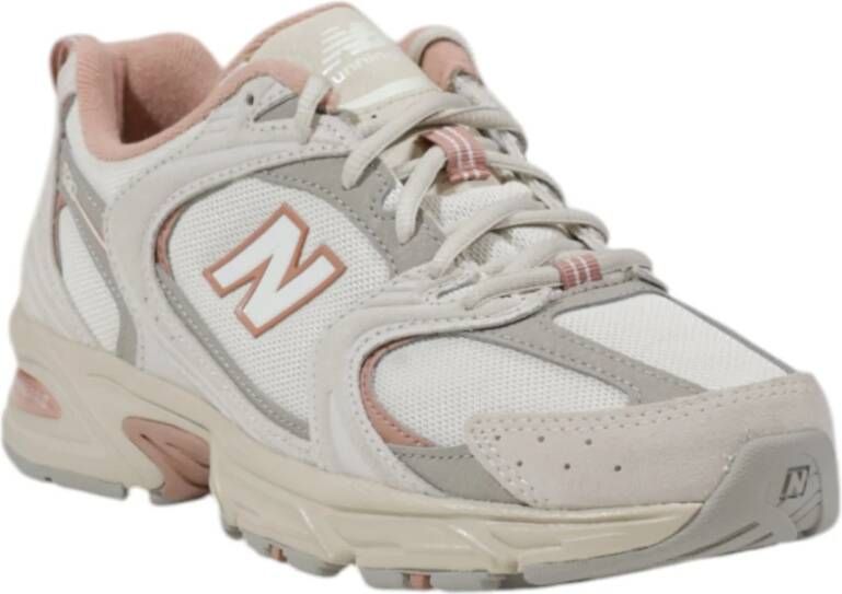 New Balance Lente Zomer Dames Sneakers Suède Mesh Collectie Beige Dames