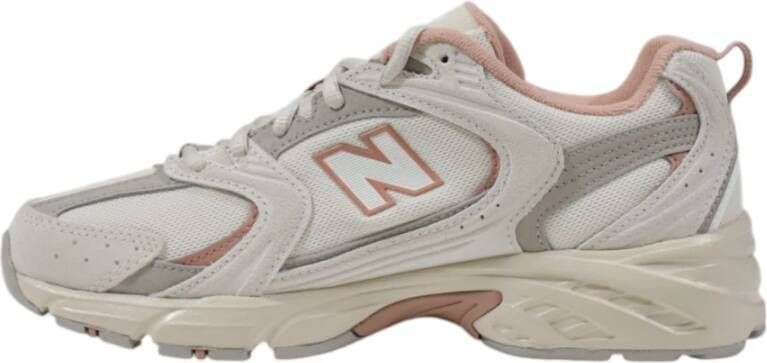 New Balance Lente Zomer Dames Sneakers Suède Mesh Collectie Beige Dames