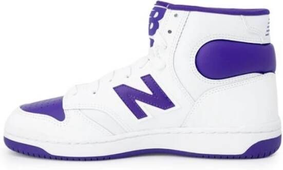 New Balance Leren sneaker met 3 cm hak Purple Dames