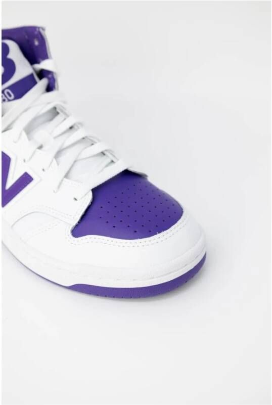 New Balance Leren sneaker met 3 cm hak Purple Dames