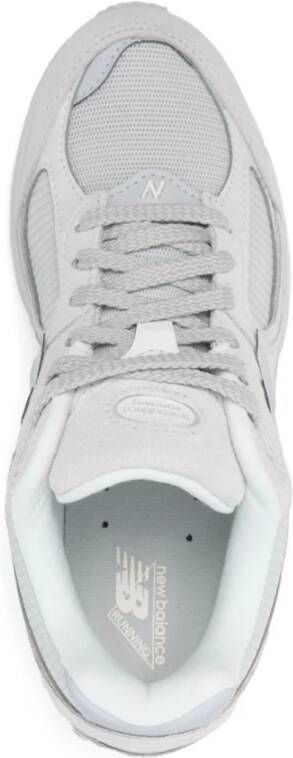 New Balance Lichtgrijze Suède Sneakers met Reflecterende Details Gray Dames