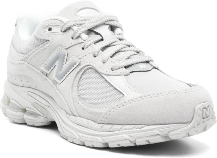 New Balance Lichtgrijze Suède Sneakers met Reflecterende Details Gray Dames