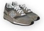 New Balance Suede en Mesh Sneakers Beige Heren - Thumbnail 11