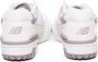 New Balance Lila Witte Sneakers van Kunstleer White Dames - Thumbnail 2