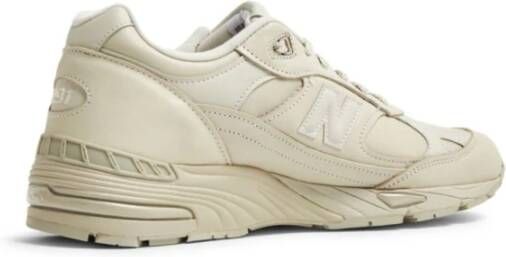 New Balance Luxe Engeland Sneakers Off White Leer White Heren