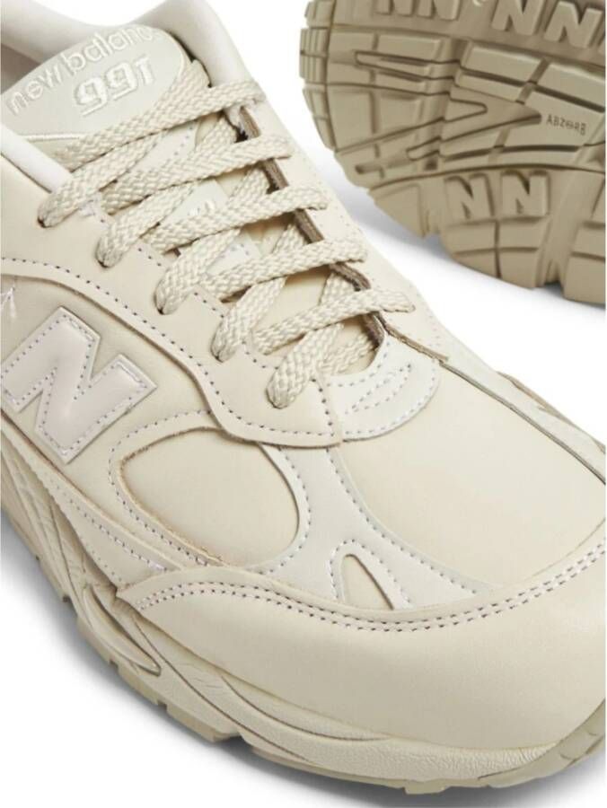 New Balance Luxe Engeland Sneakers Off White Leer White Heren