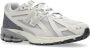 New Balance Linnen Sneakers Wolk Grijs Logo Rubber Beige Heren - Thumbnail 5