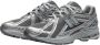 New Balance Grijze Sneakers Logo Stof Suède Rubber Gray Heren - Thumbnail 22