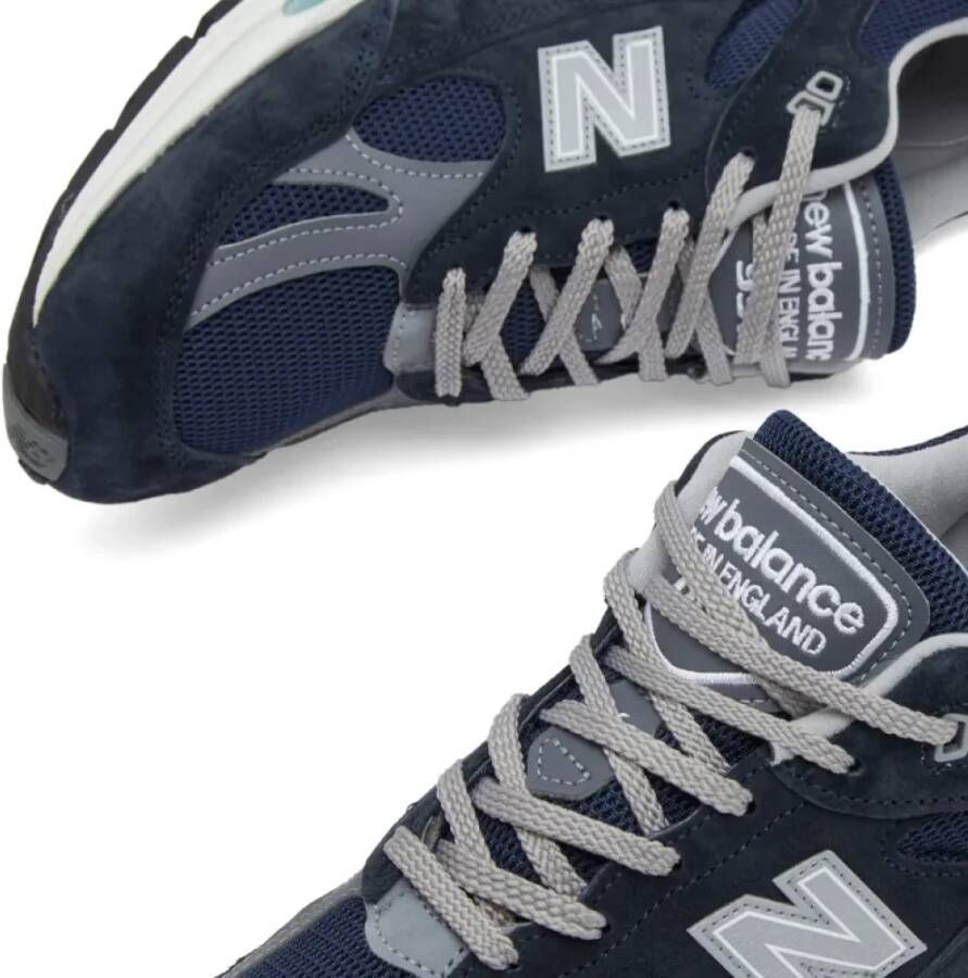 New Balance Marineblauwe 991v2 Sneakers Gemaakt in Engeland Blue Heren