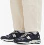 New Balance Marineblauwe 991v2 Sneakers Gemaakt in Engeland Blue Heren - Thumbnail 6