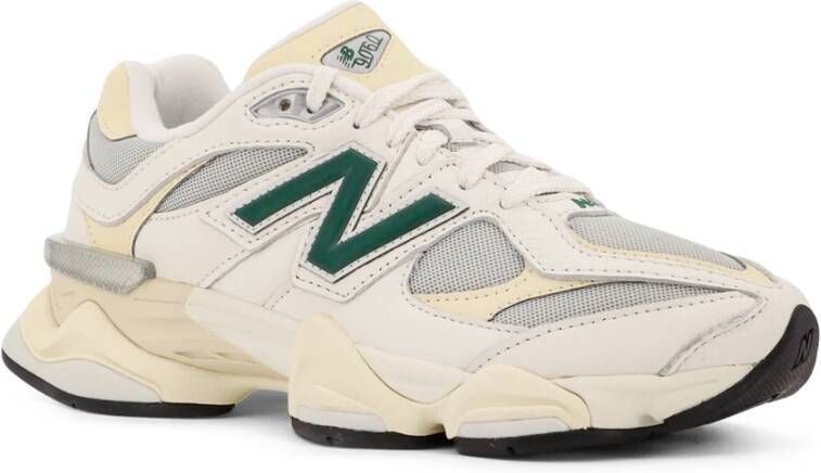 New Balance Mesh en leren sneakers met monogram White Heren