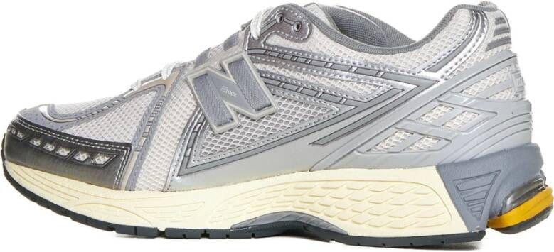 New Balance Mesh & Nep Leren Sneakers Gray Heren