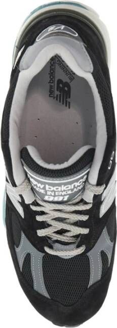 New Balance Mesh & Suede Leren Sneakers Black Heren